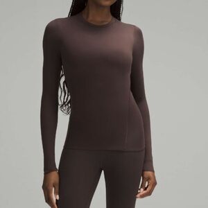 Lululemon Wundermost Ultra-Soft Nulu Crewneck Long-Sleeve Shirt NWT